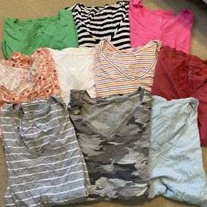 Isabel Maternity Short Sleeve shirts